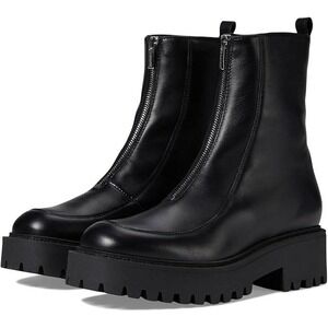 LA Canadienne Nash Combat Boots Women's Zipper Chunky Sole Size 9.5 (MSRP $575)